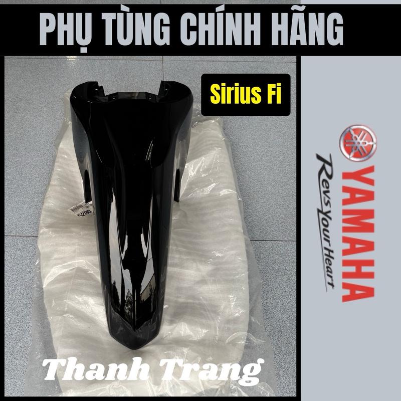 Dè trước, chắn bùn trước Sirius Fi màu đen [CHÍNH HÃNG YAMAHA]