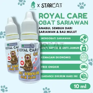 SC Holycatlabs Royal Care OBAT SARIAWAN Kucing Anjing Pencegah Penghilang Bau Mulut 10ml