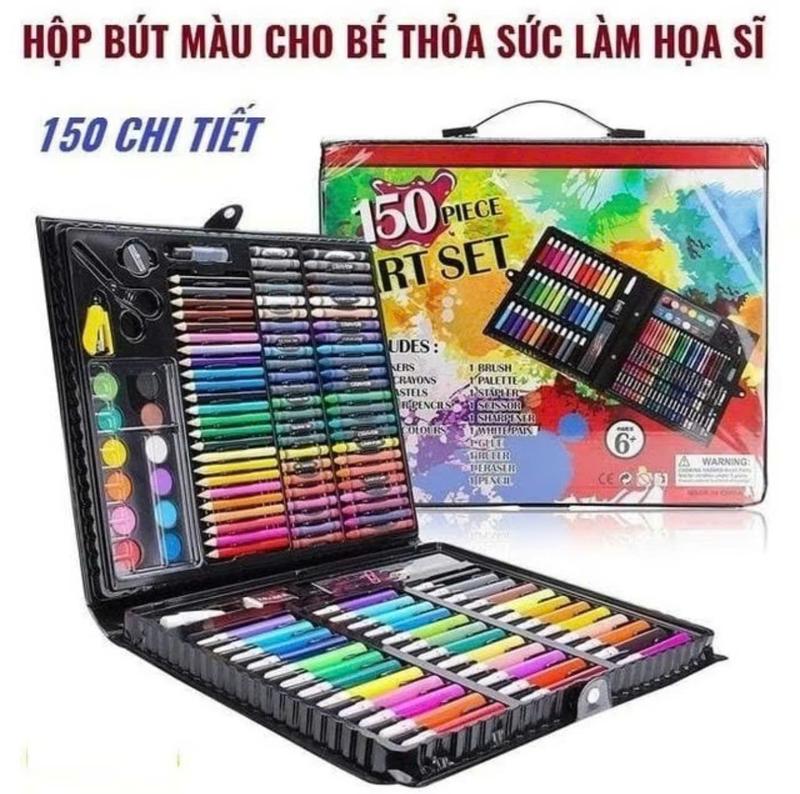 Hộp Màu 150 Chi Tiết Đồ Chơi Cho BÉ Tập Tô