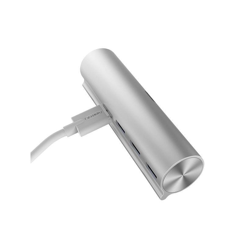 Hub đa năng Unitek Y-3094 từ typeC ra USB 3.0/ thẻ nhớ microSD/ thẻ nhớ SD - hỗ trợ tốc độ lên đến 5Gbps (Trắng) 3