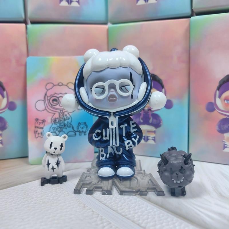 Hộp Búp Bê mù Chủ Đề Skullpanda, Đồ Chơi Làm Bằng Tay Dễ Thương Và Hợp Xu hướng Đồ Trang Trí, Quà Sinh Nhật 3