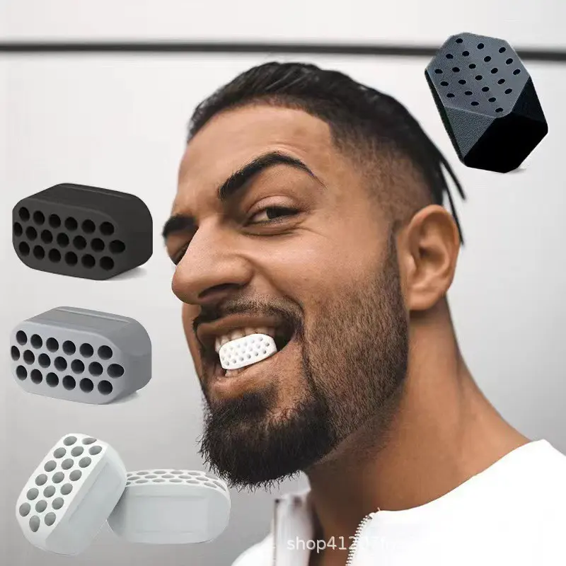 Dụng Cụ Tập Cơ Hàm Silicon Cho Nam Và Nữ Giảm Mỡ Mặt