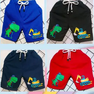 Celana Pendek Anak Laki-Laki Motif Dinosaurus 1-11 tahun Katun Laki-Laki