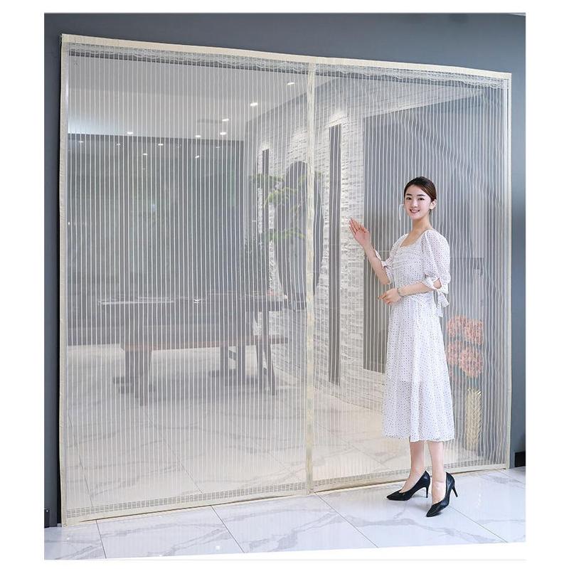 Màn chống muỗi, màn chống muỗi mùa hè, màn chống muỗi trên cửa, bảo vệ muỗi và côn trùng, cửa lưới, đóng tự động, kích thước lớn, thích hợp cho cửa ra vào 0
