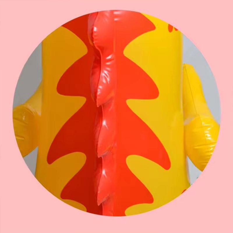 90cm Inflatable Dragon Tumbler Children's Inflatable Toys Balloon For Children's O9Z2 7