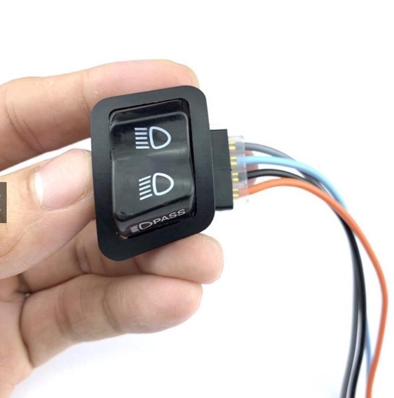 Công Tắc Passing SH Kèm Rắc Nháy Đèn Pha Lắp Cho Các Dòng Xe Như Wave A 110, RSX 110, AB, Vision, Blade, Lead.... Phụ Kiện