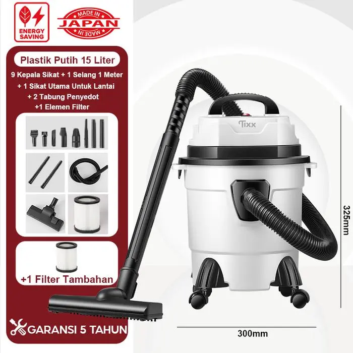 Plastik Putih 15 Liter+1 Filter Tambahan