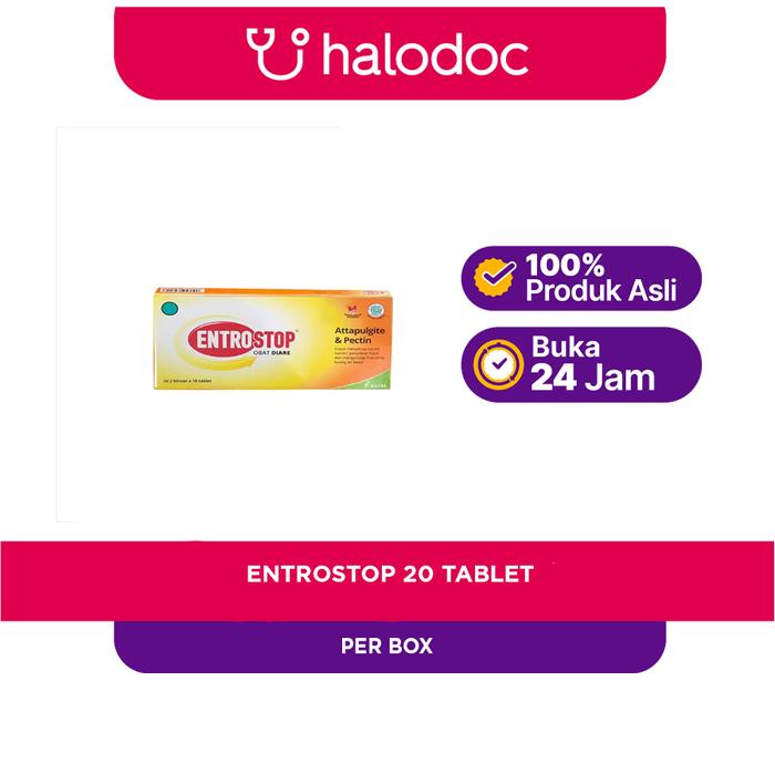 Gambar Entrostop 20 Tablet - Halodoc dari Apotek Dua Putri Tangerang Kota Tangerang Selatan Tokopedia