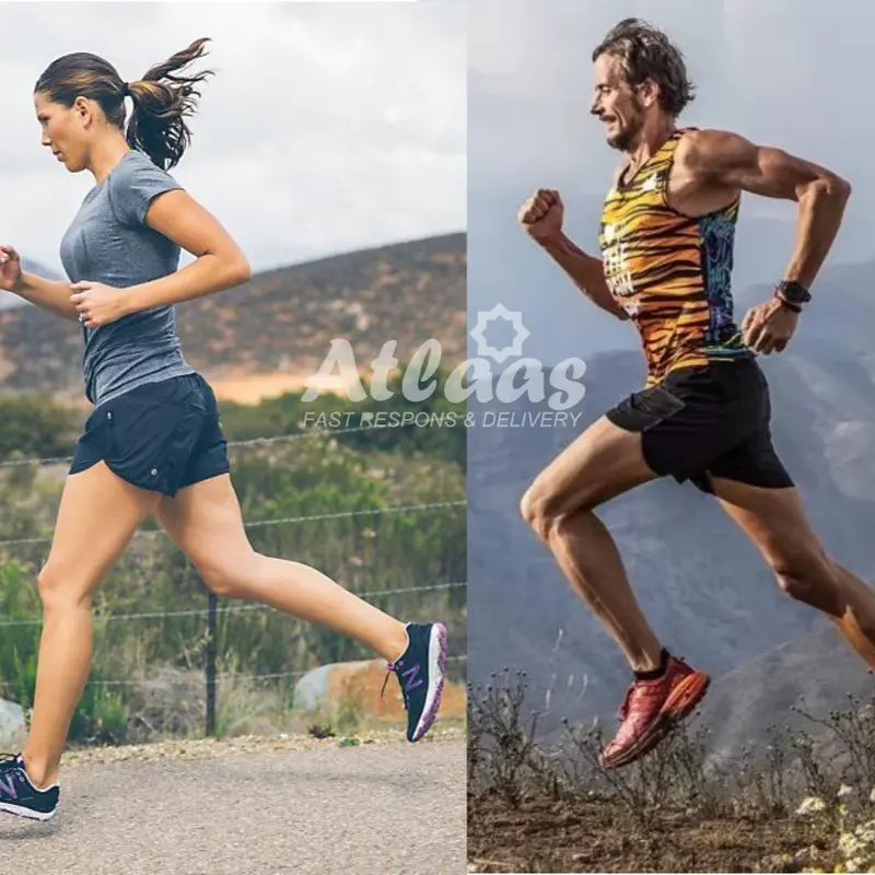 CELANA PENDEK OLAHRAGA UNISEX RUNNING PARASUT LARI KOLOR pria sport 2