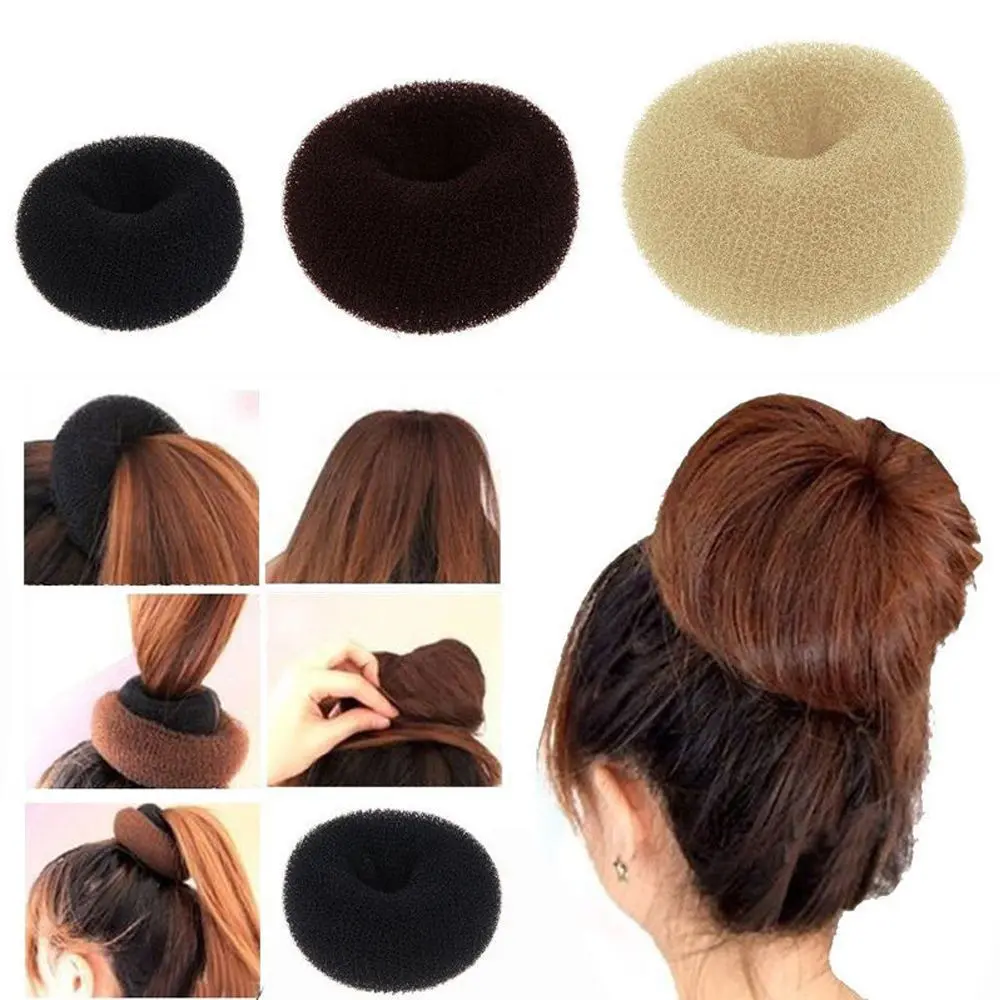 Elegant Girls Beauty Bun Maker Hair Tools Ring Magic Donut Shaper Accessories