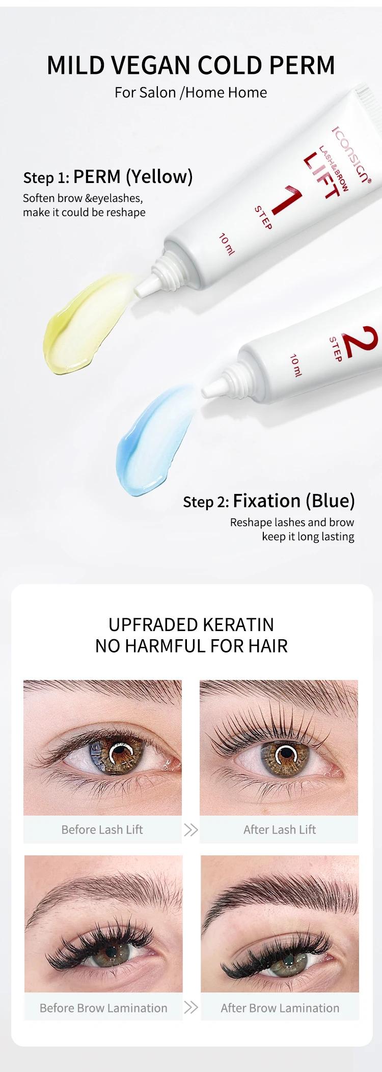 Product Introduction of Eyelash and Eyebrow Perming Set Used for Curling Eyelashes and Shaping Eyebrows Eyelash Makeup Tools 11