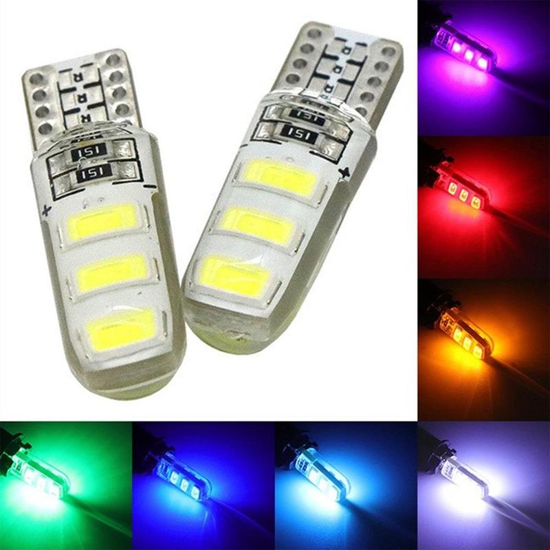 Product Introduction of Silicone W5W Glue Display Light High-brightness Small Bubble 12V 2 PCS Automobile LED Width Indicator Light For T10 5630 6SMD 29