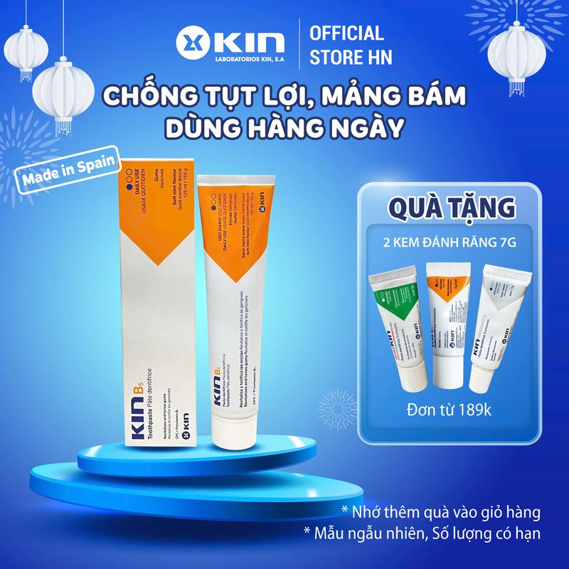Kem đánh răng Kin B5 dùng hàng ngày 125ml