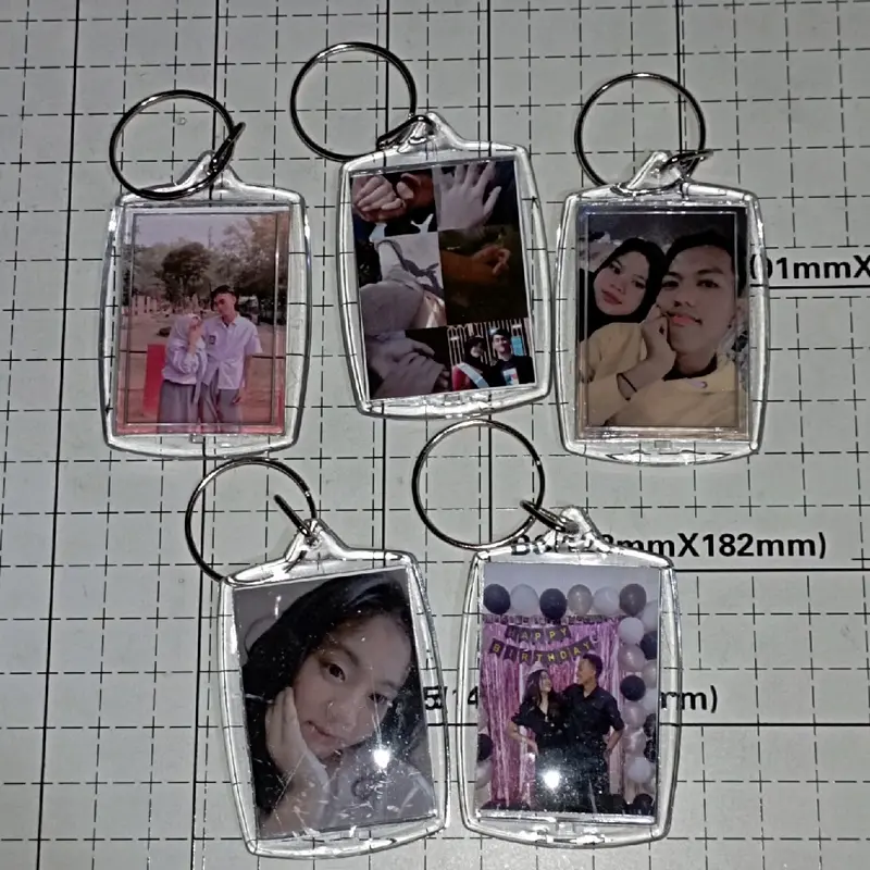 Ganci Akrilik 2 sisi depan belakang 0