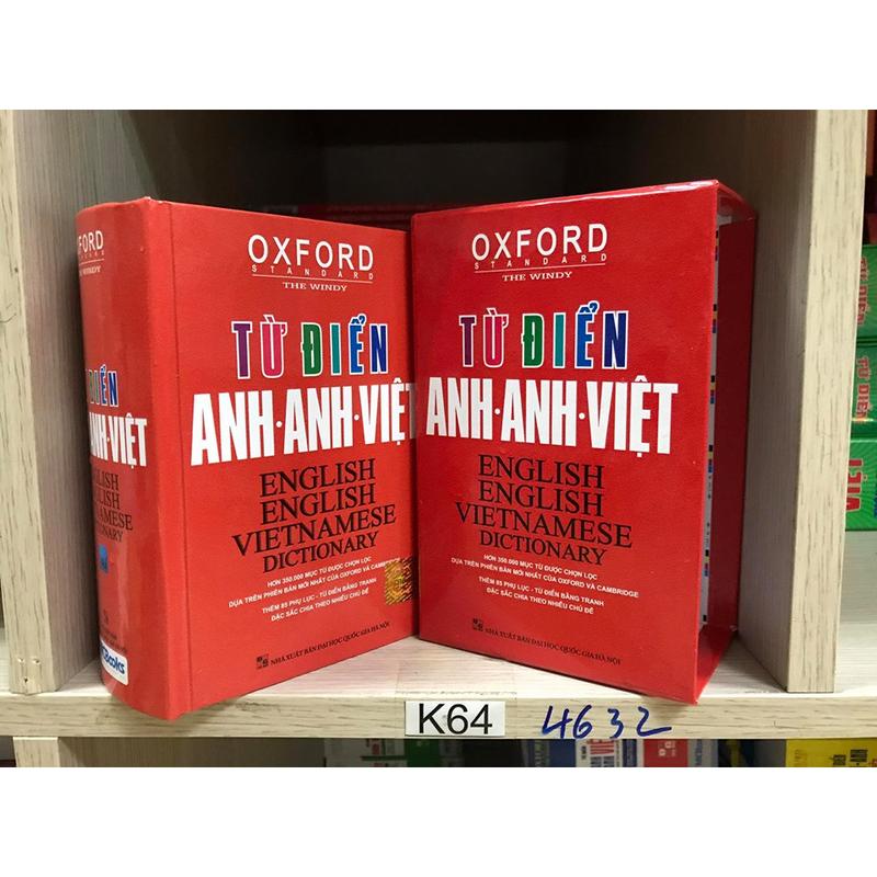 Product Introduction of Sách - Từ Điển Oxford Anh Anh Việt 350.000 Từ (Hộp Cứng Vàng/Đỏ) - MCB 66