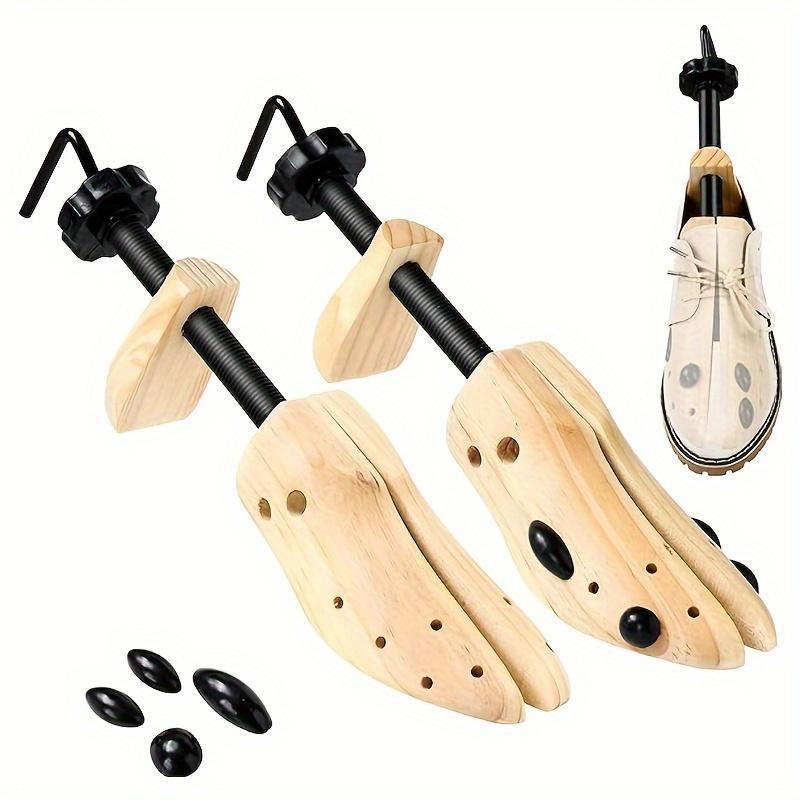 Product Introduction of Adjustable Wooden Shoe Stretcher, 1 Count Durable Shoe Shaper for Men and Women, Comfort Fit for Wide Feet, Relieves Bunions & Calluses 3