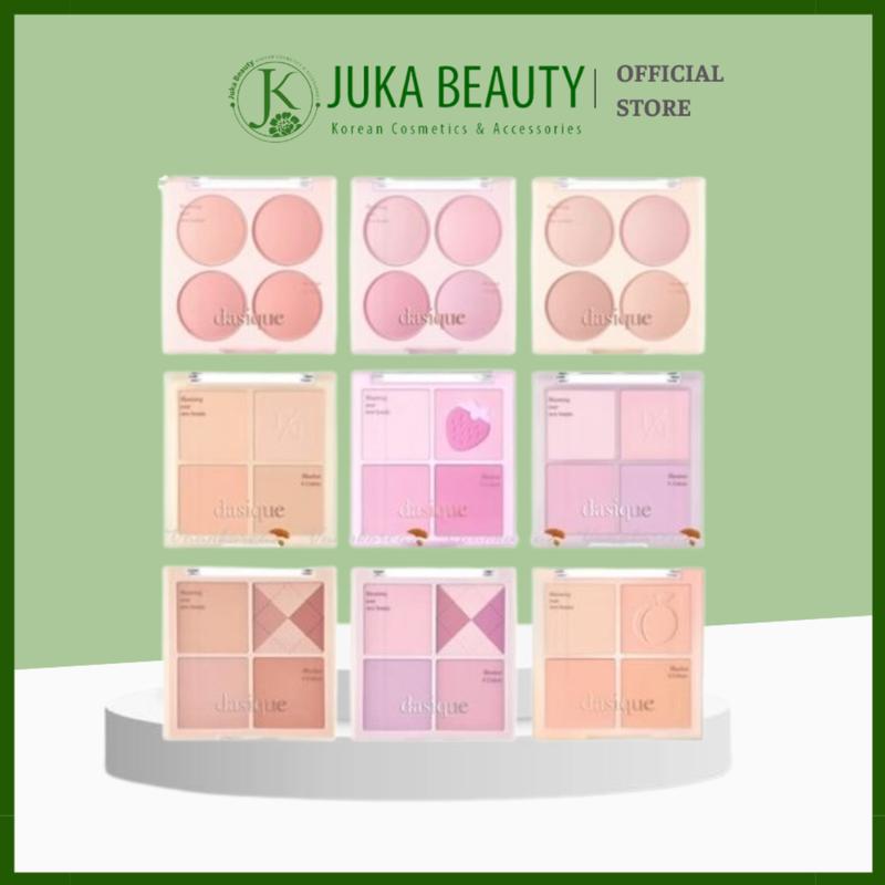 Phấn má hồng 4 ô Dasique Blending Mood Cheek 12g Cosmetic Trang Điểm