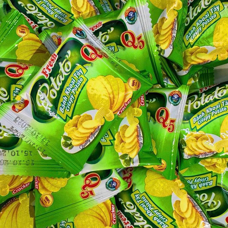 1kg / 2kg bánh quy khoai tây Potato Q5 Snack Food Ăn Vặt Nho