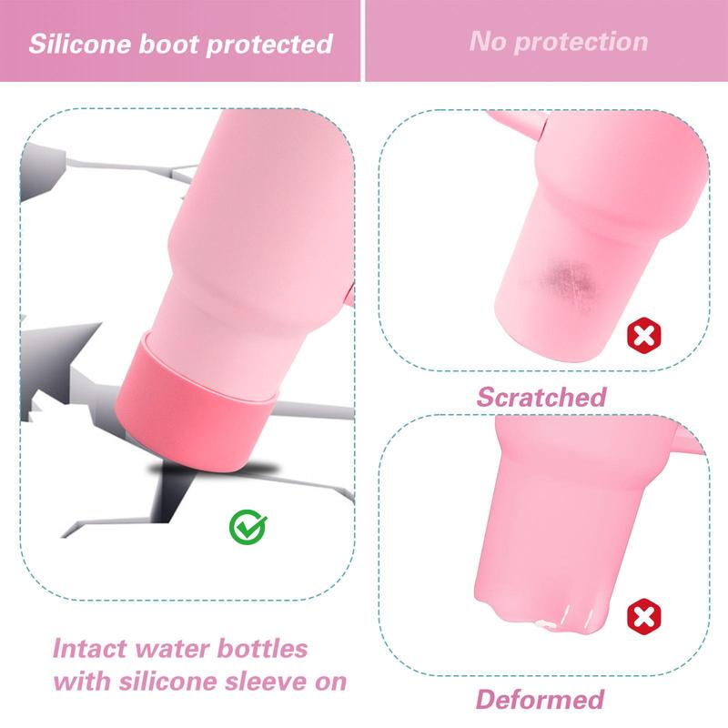 Silicone Cup Accessories, 10pcs/set Cup Lid & Straw Cover, Leak-proof Cup Accessories for Stanley Cup, Tumbler 40oz & Iceflow 20oz 30oz 5