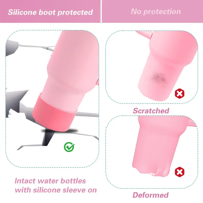 Silicone Cup Accessories, 10pcs/set Cup Lid & Straw Cover, Leak-proof Cup Accessories for Stanley Cup, Tumbler 40oz & Iceflow 20oz 30oz 5