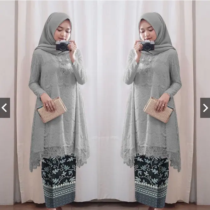 SET KEBAYA SAFITRI  / SETELAN BATIK KEBAYA SIZE XL 1