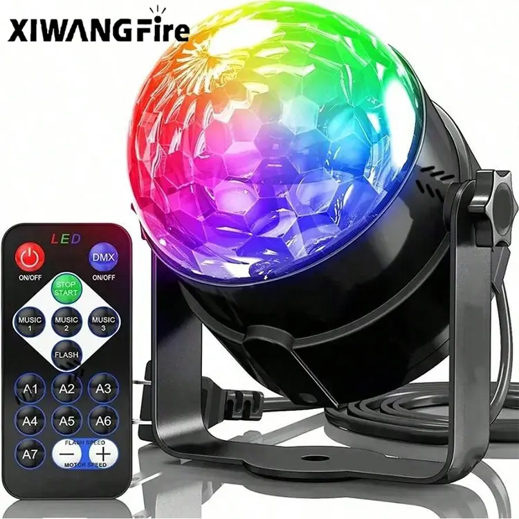 7 Colors Strobe Light Sound Activated Stage With Remote Control ...
