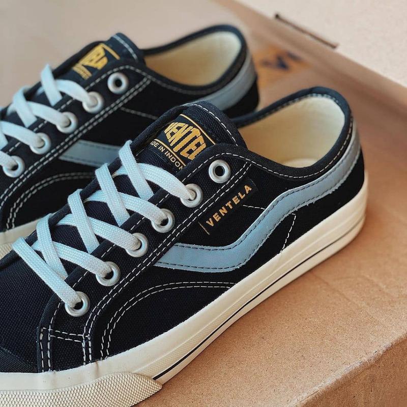 Sepatu Pria Ventela New Public Black Natural Bisa COD Seluruh Indonesia!! Spatu Keren Unisex Vantela Terlaris 5