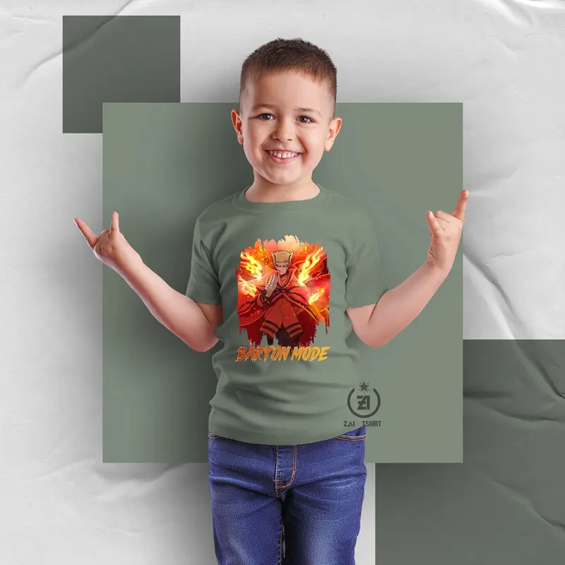 Baju anak laki laki ANIME NARUTO terbaru usia 4 5 6 7 8 9 10 11 tahun lucu Fashion 2