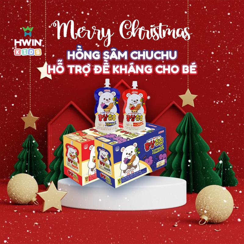 Nước Hồng Sâm Chuchu Hàn Quốc 2 Vị Cho Bé