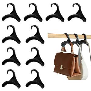 Soporte para colgar bolsas y bolso, 10 piezas de ganchos para colgar bolsas, Portaganchos de plástico para mochilas y bolsos, Organizador de armario para el hogar