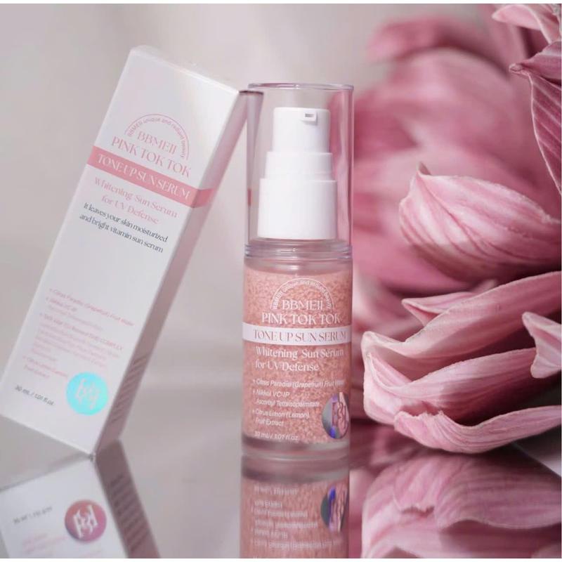 Kem chống nắng Whitening Tone Up Sunscreen Hàn Quốc 50+ căng bóng da 30ml - Mỹ Phẩm Sen Sun Cream