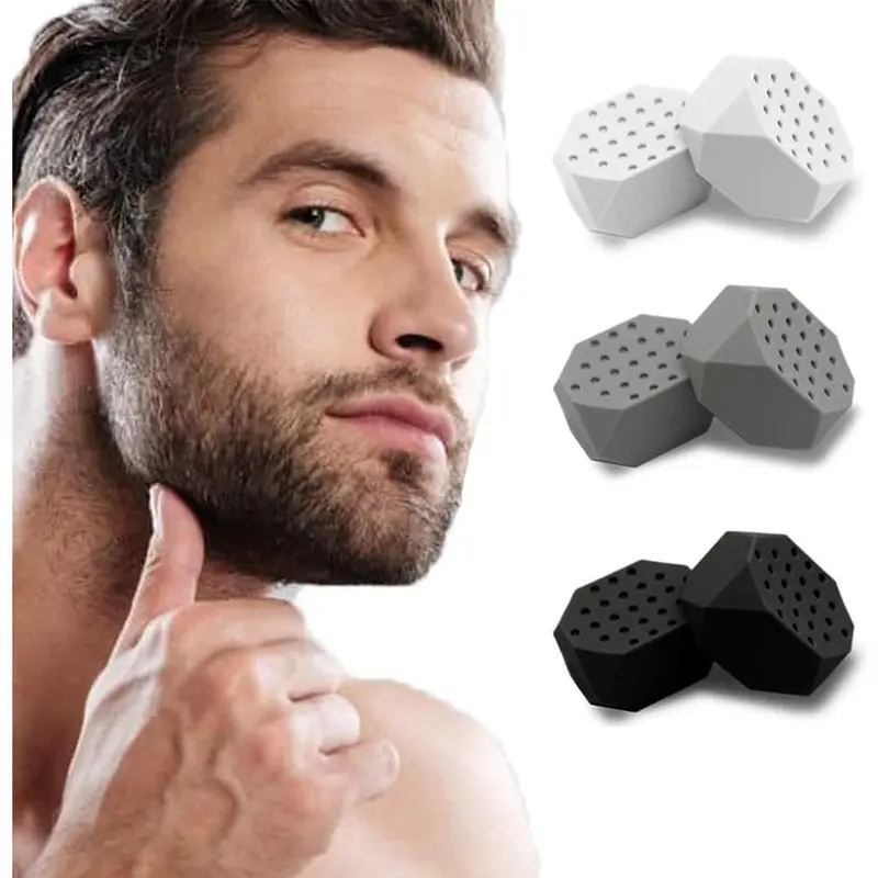 6-2ps Jawline ExerciserJawline Muscle Exercise Silikon Latihan Otot Rahang V-Shaped ChinFace And Neck Toning Ball Equipment 1