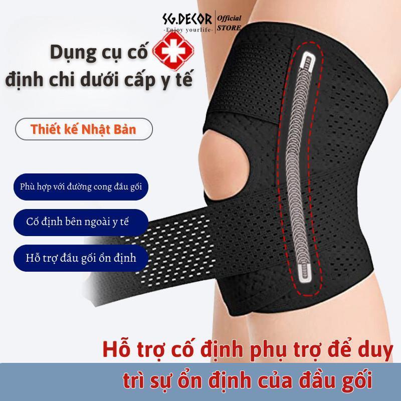 SG.DECOR Đai Bảo Vệ Khớp Gối Thể Thao – Hỗ Trợ Chạy Bộ Tập Gym Nhiều Size