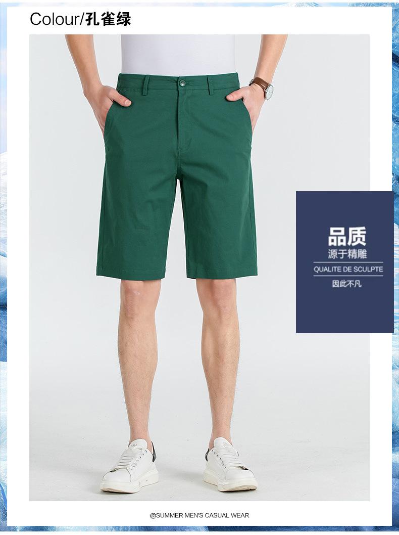Product Introduction of Men's Shorts, Loose Fit, Plus Size, Casual Pants, Breathable Cotton Material, Suitable for Workwear, Hiking and Sports, Fashionable, Stylish, Men's Clothing, Summer 2024 Collection 20