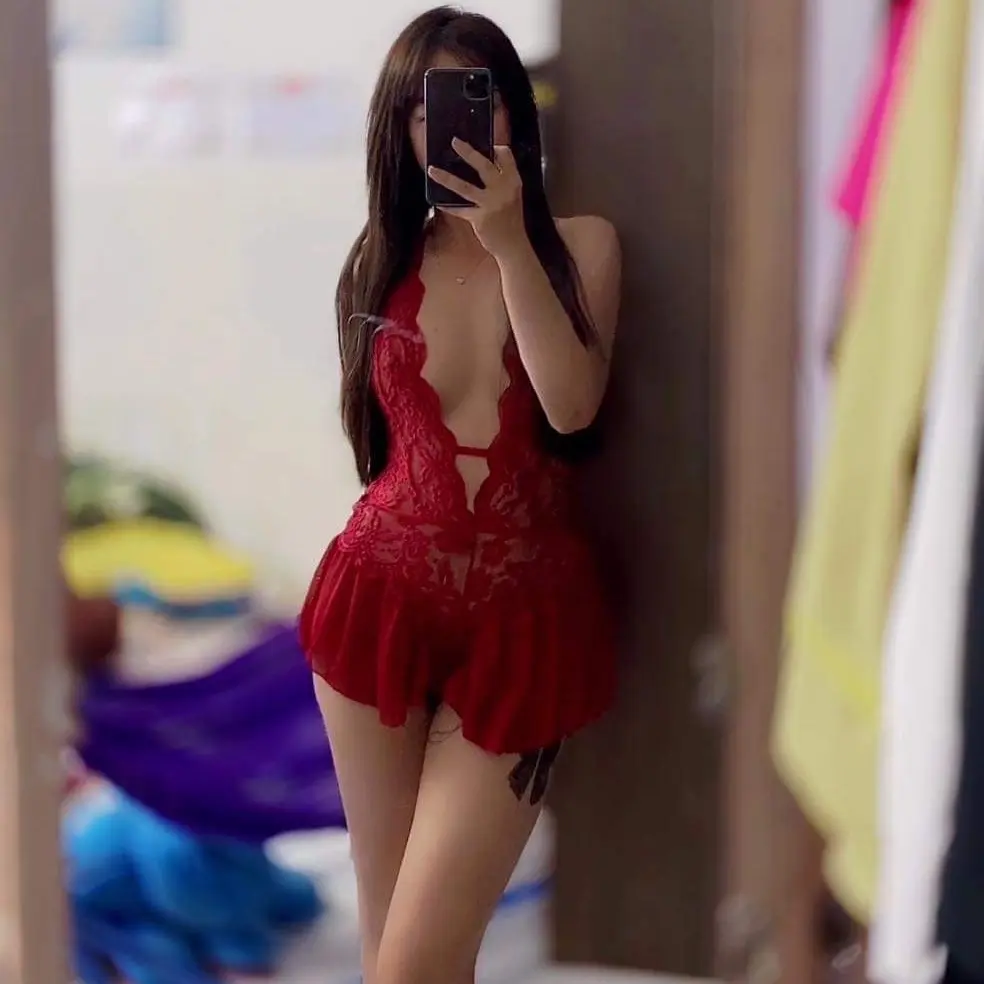 Hai dây cột vai lưới mềm ren hoa xinh mã SP281