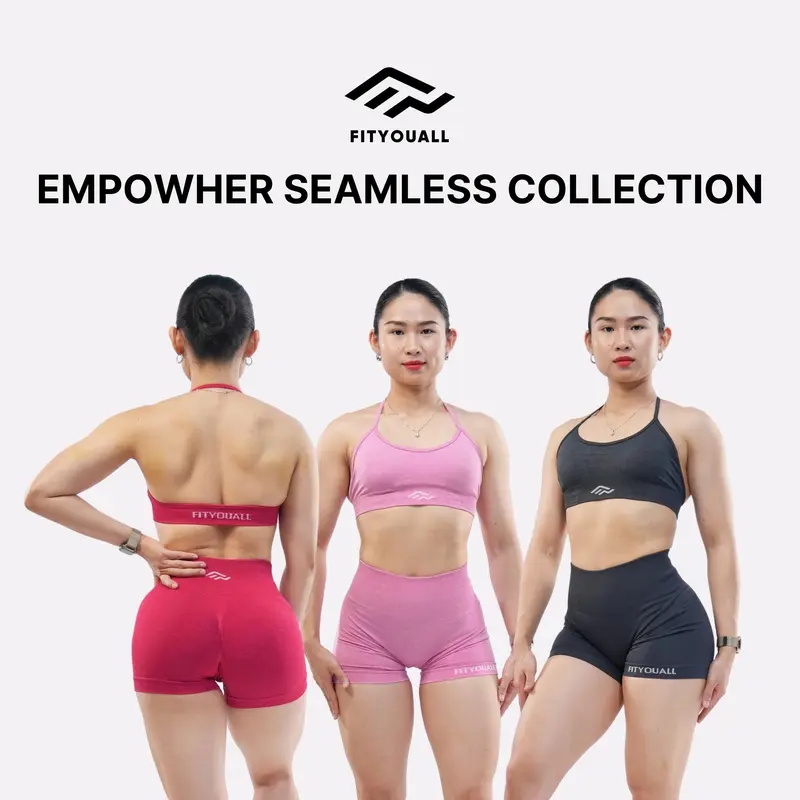 Quần ngắn tập Gym thể thao nữ thiết kế riêng cho phụ nữ Việt FitYouAll - EmpowHer Seamless Collection 7