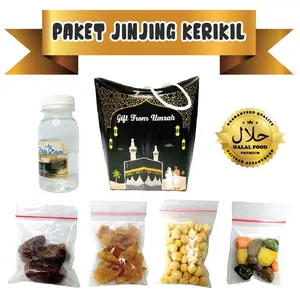Paket Oleh oleh Haji dan Umroh Ekonomis Dus Tali / jinjing Terlengkap Gift Food Snacks hampers