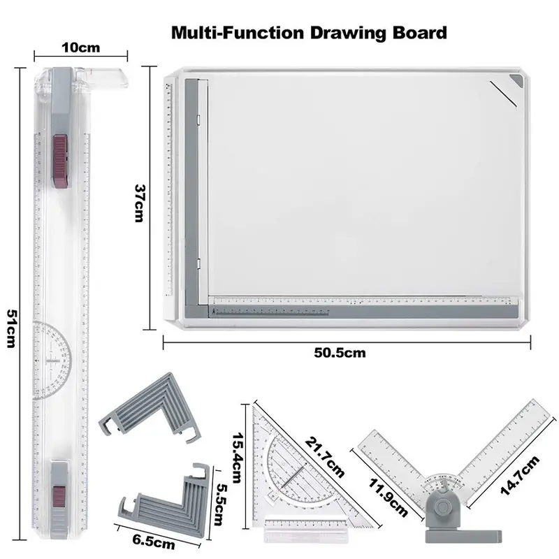 Meja Gambar Arsitek A3 Peralatan Melukis Drawing Rapid A3 Professional Drawing Board 1