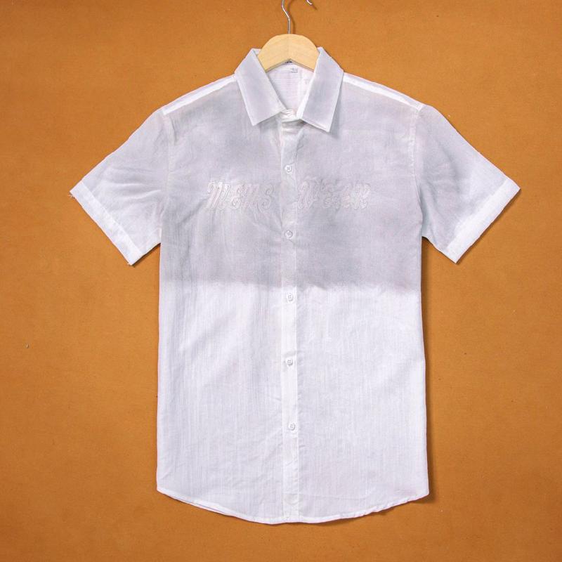 Áo sơ mi đũi Nam - Nữ - ngắn + dài - thiêu chữ Menswear 7