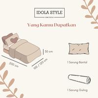 Gambar Idola Style Sprei Katun Jepang Premium 100 / 120 / 160 / 180 T30 cm CHARLIE - 100x200x30 dari Idola Style Kota Administrasi Jakarta Utara 2 Tokopedia