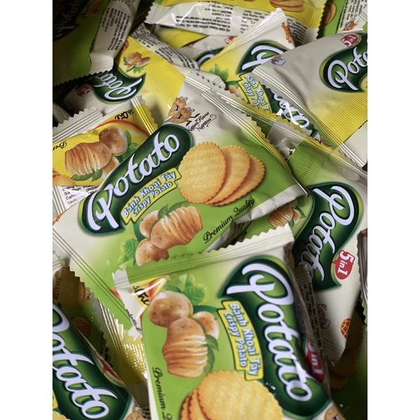 Bánh Khoai Tây Potato Hoàng Gia 1 Kg, Bánh Quy Vị Mặn Ăn Vặt Bổ Dưỡng Snack Food
