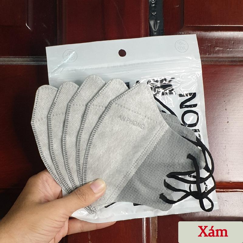 [Thùng 100 Cái] Khẩu Trang 5D An Phong 3 Lớp Kháng Khuẩn,Hàng Đạt Chuẩn Chống Nắng,Chống Bụi,Tia UV,Dây Đeo Co Giãn Tốt. Phụ Kiện Cao Su Voi Che Mặt Móc Khoá 1