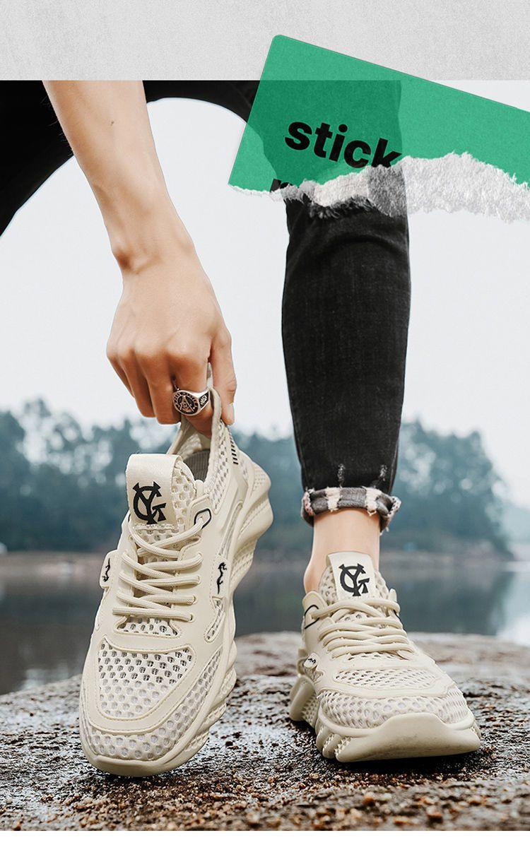 Product Introduction of ทนทาน สวยงาม[Light Luxury] Summer New Mesh Surface Hollowed Versatile Quick-Drying Wading Shoes Outdoor Breathable Sneaker 10