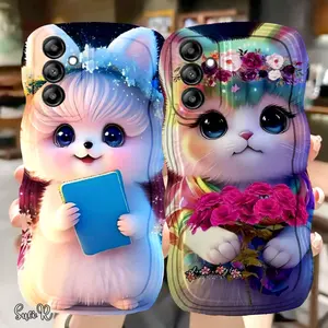 PN-187 Case gelombang untuk tipe vivoo y17s y27s y15s y36 y35 y19 v15 y12s y20 y21 motif kucing cute