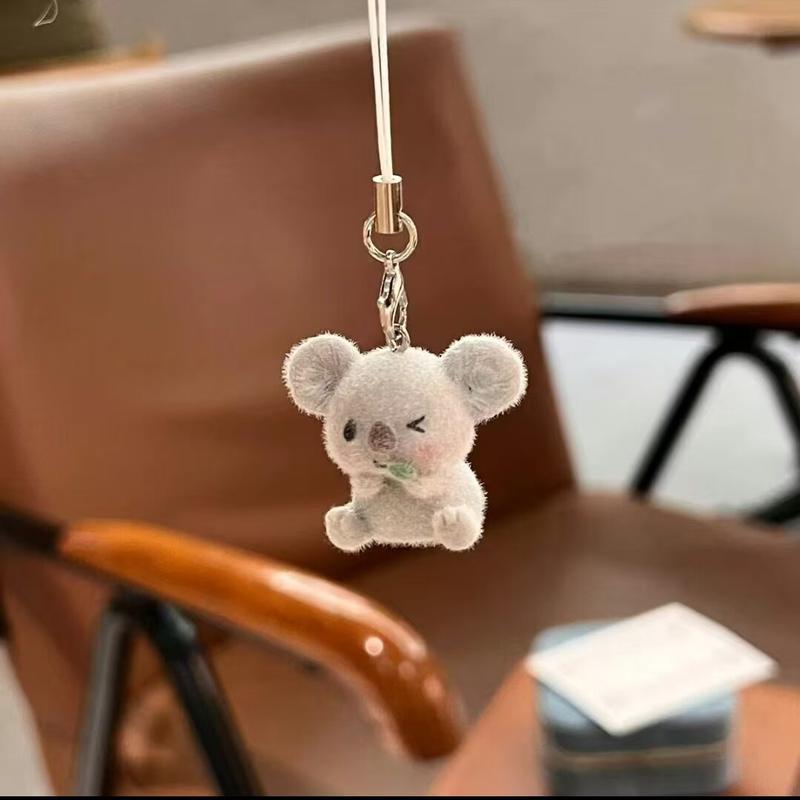 Móc Khóa Chó Resin Mini Dễ Thương – Trang Trí Túi Xách & Điện Thoại