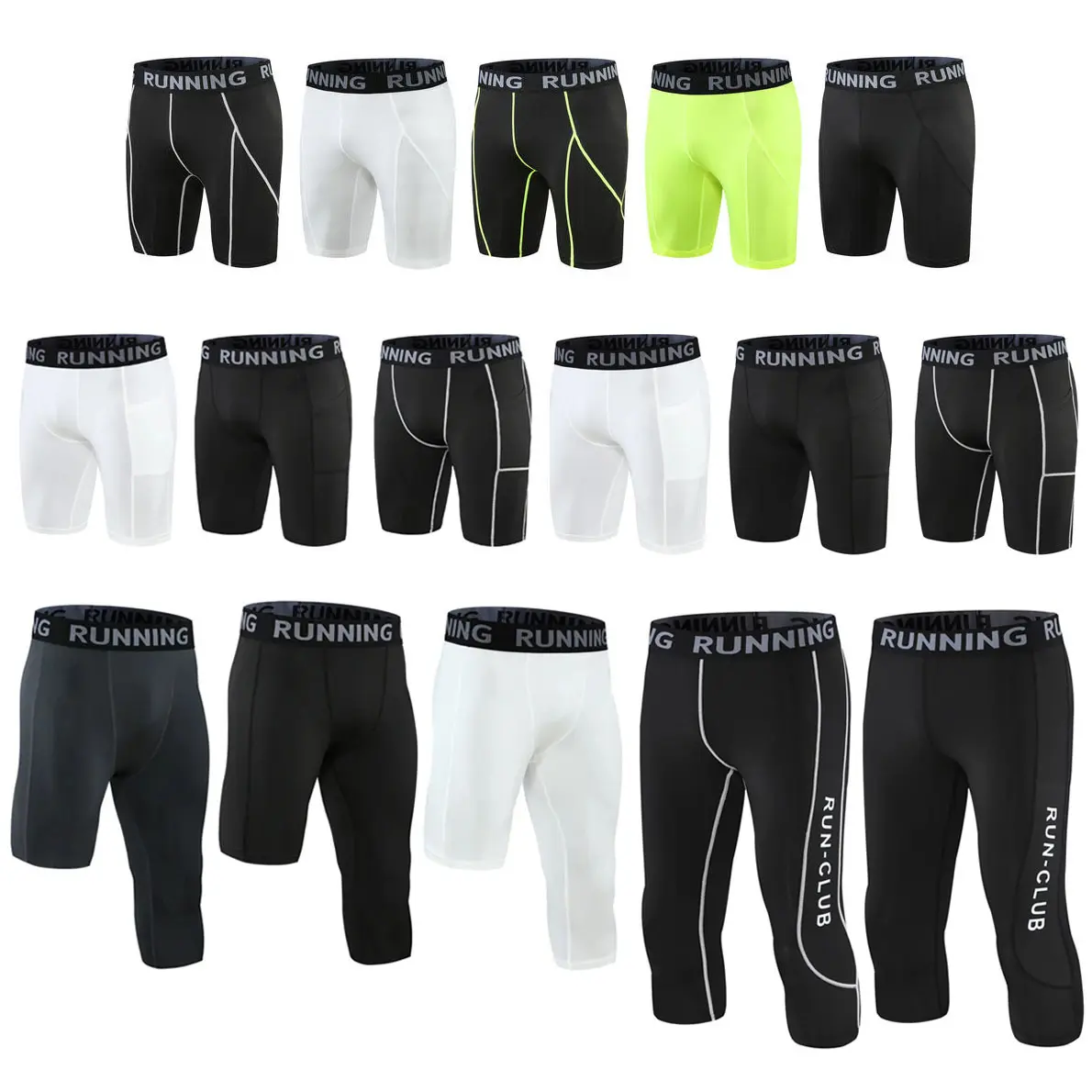 Summer Compression Shorts for Basketball and Soccer, Training Wear, Sports Shorts for Men, Swimming Shorts, Running Shorts