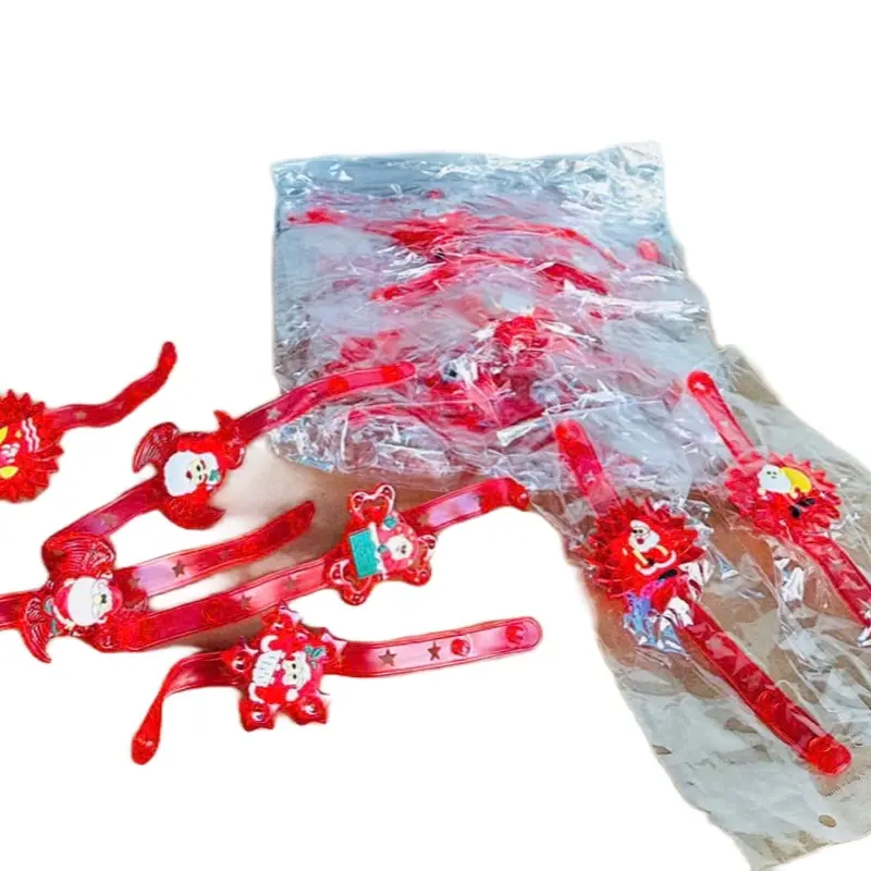 Vòng đeo tay Noel có đèn - phụ kiện xoay 0