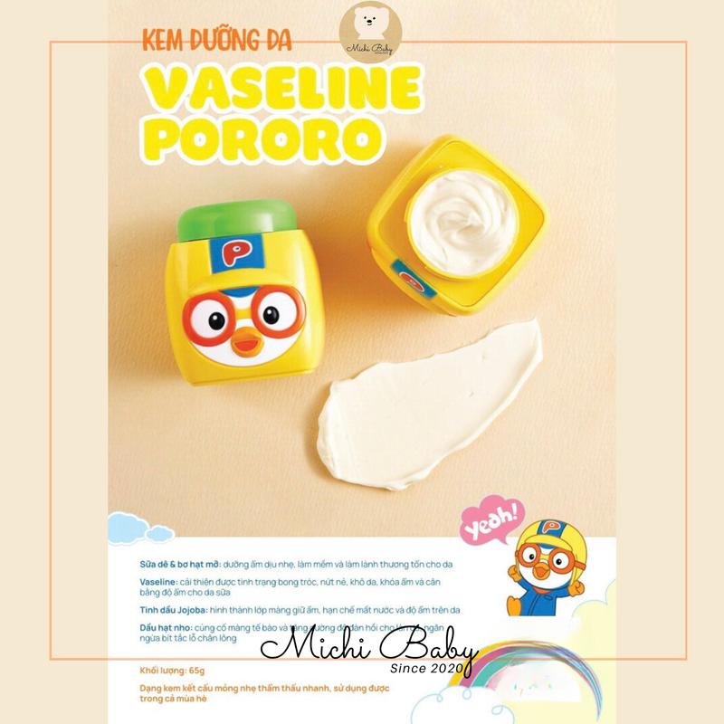 Kem Dưỡng Da Kem Nẻ Hàn Quốc Po.ro.ro Vaseline Chiết Xuất Từ Sữa Dê Cho Bé Goat Milk Mild Cream - Michi Baby MC361