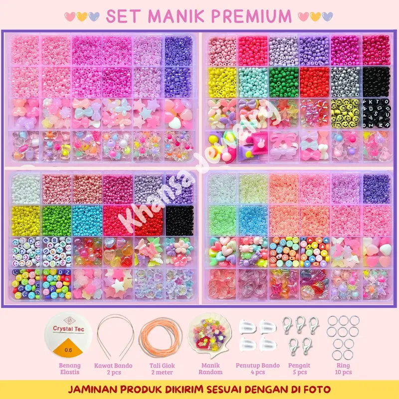 洋書 Manik-manik di Indonesia Beads Khansa Jewelry - Set Manik Manik Lengkap dan Tali - Gelang Manik
