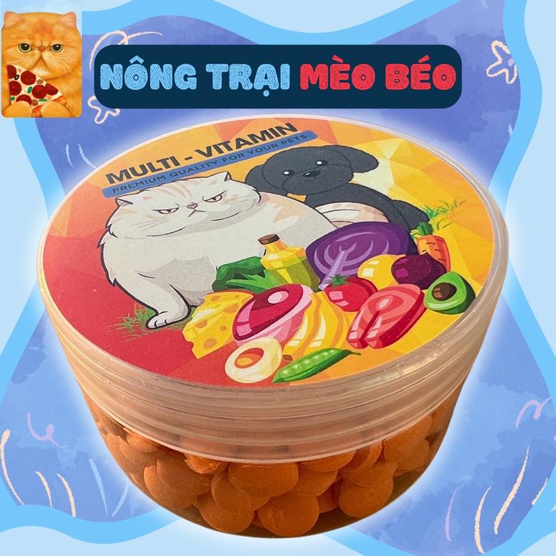  VIÊN VITAMIN TỔNG HỢP NHIỀU CHẤT DINH DƯỠNG CHO CHÓ MÈO NHẬP KHẨU TỪ ĐỨC vitamins 